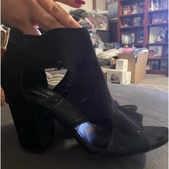 3 pairs of beautiful pre love shoes, 1 DKNY 1 Steve Madden, and 1 soda  - Picture 11 of 13